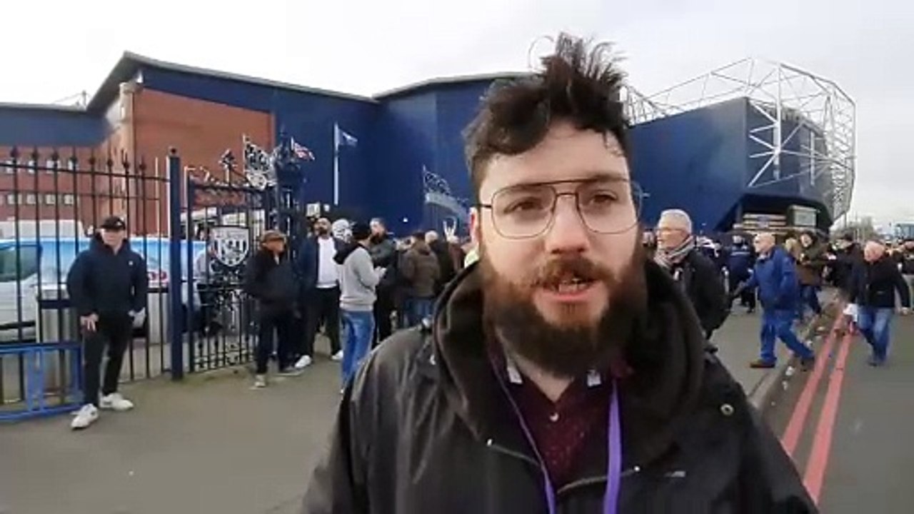 Daniel Walton outside the Hawthorns before the WBA v Wolves match