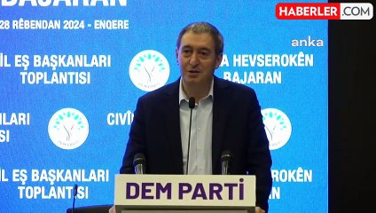 DEM Parti Eş Genel Başkanı Tuncer Bakırhan: 'İrademizi gasp etmeye çalışıyorlar'