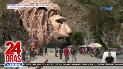 Ilang turista, dagsa sa Baguio kasunod ng pagbaba ng temperatura sa 9.8°C kahapon | 24 Oras Weekend