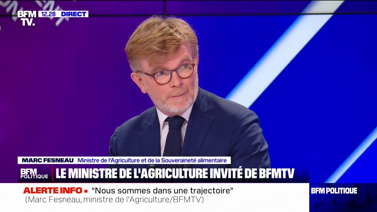 Agriculture: Marc Fesneau annonce des "mesures complémentaires" "dès mardi"