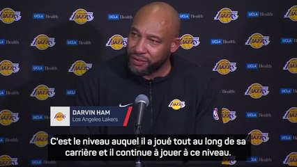 Lakers - Ham : "LeBron est tout simplement phénoménal"