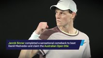 Breaking News - Jannik Sinner wins Australian Open