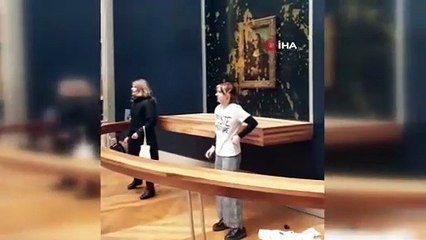 Dünyanın en ünlü tablosuna şoke eden saldırı