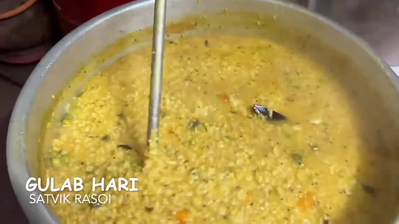 ISKCON Khichdi _ ISKCON Prashadam _ Mix Vegetable Khichdi _ GULAB HARI Satvik Rasoi