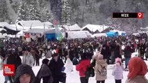 16. Ayder Kardan Adam Festivali renkli görüntülere sahne oldu
