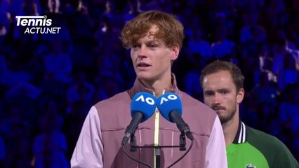 Open d'Australie 2024 - Jannik Sinner : "Je souhaite que tout le monde puisse avoir mes parents"