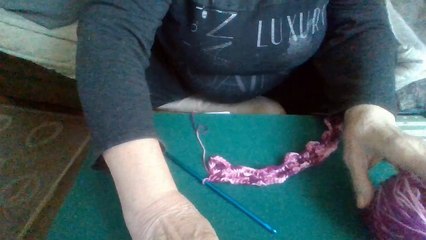 Premier essai de crochet tunisien 🧶