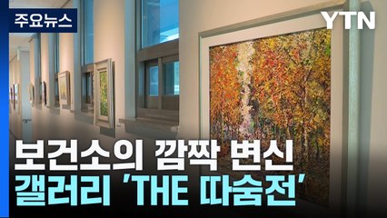 보건소의 깜짝 변신...갤러리 'THE 따숨전' / YTN