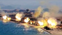Coreia do Norte dispara contra Coreia do Sul coreiadosul coreiadonort