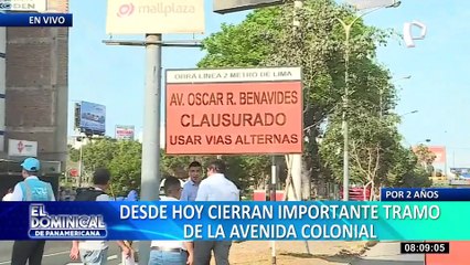 Línea 2 del Metro: desde hoy inicia el cierre de importante tramo de la av. Colonial