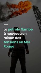 Le pétrole flambe à nouveau en raison des tensions en Mer Rouge