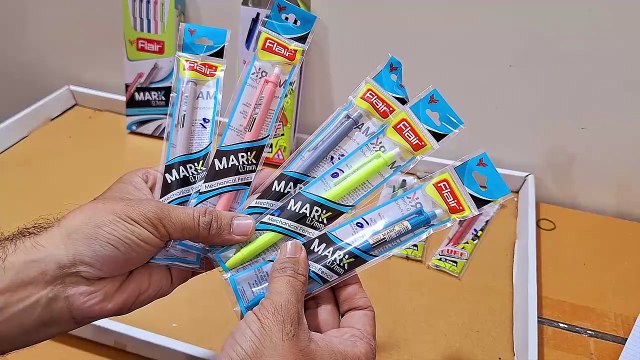 Unboxing and Review of FLAIR Tuff 0.7mm Pencil ,Flair Mark Mechanical Pencil 0.7