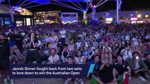 Tennis: Australian Open: Sinner's epic comeback: Fans react