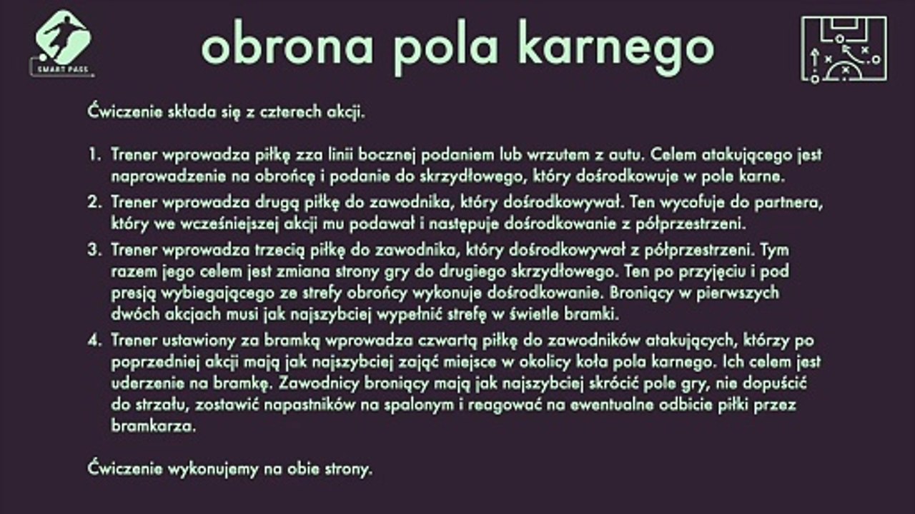 [OBROŃCA KOMPLETNY] obrona pola karnego - środek treningowy nr 24
