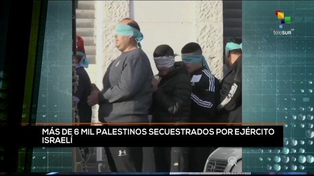 teleSUR Noticias 11:30 28-01: Más de 6 mil palestinos secuestrados por ejército israelí