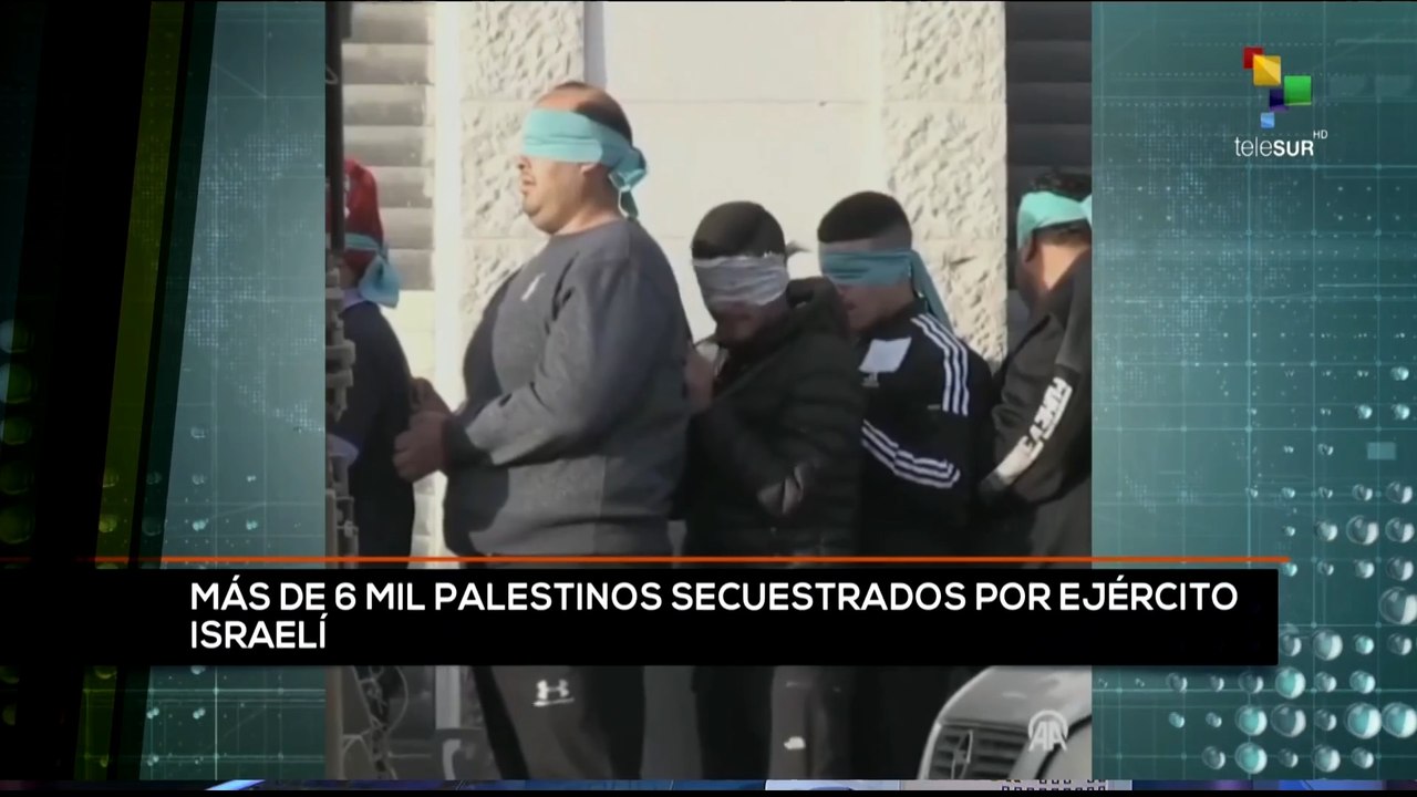 teleSUR Noticias 11:30 28-01: Más de 6 mil palestinos secuestrados por ejército israelí