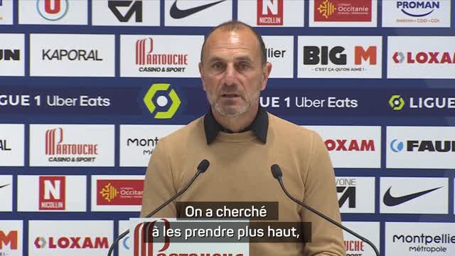 Montpellier - Der Zakarian : Une mauvaise deuxième période