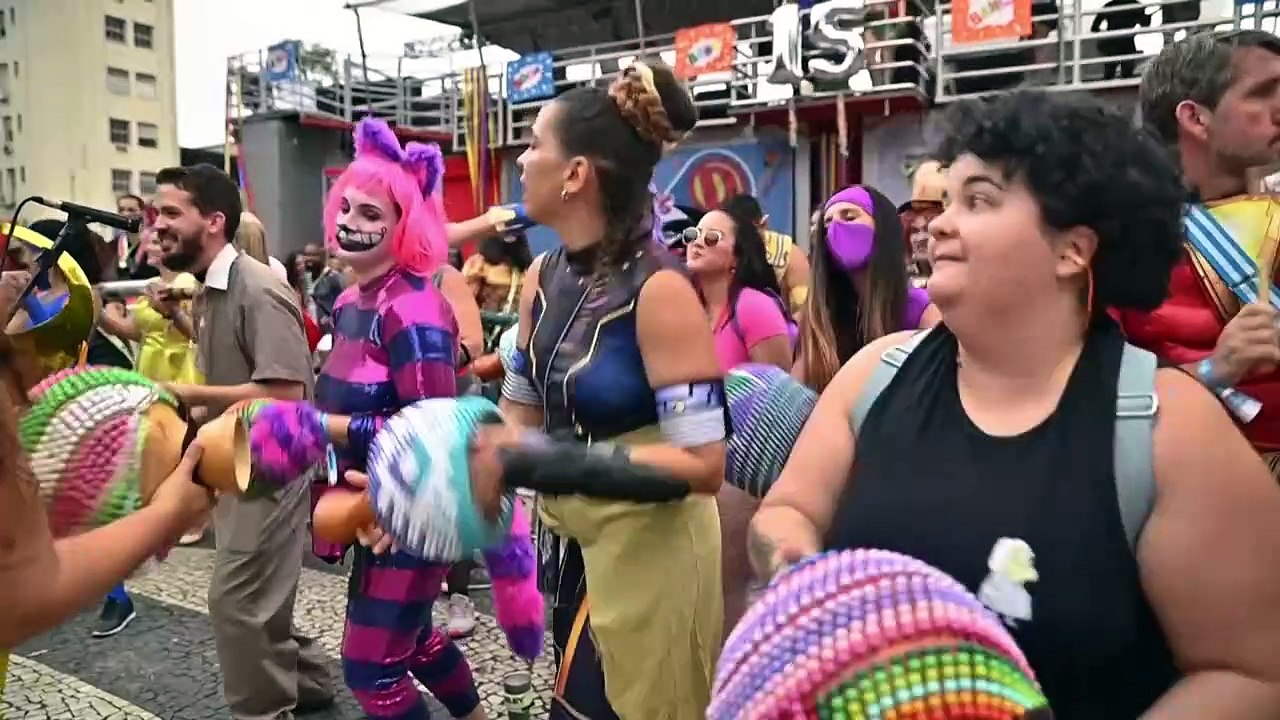 Super-heróis no carnaval carioca