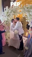 Benjamin Alves and Chelsea Robato invite guests to their wedding reception | PEP
