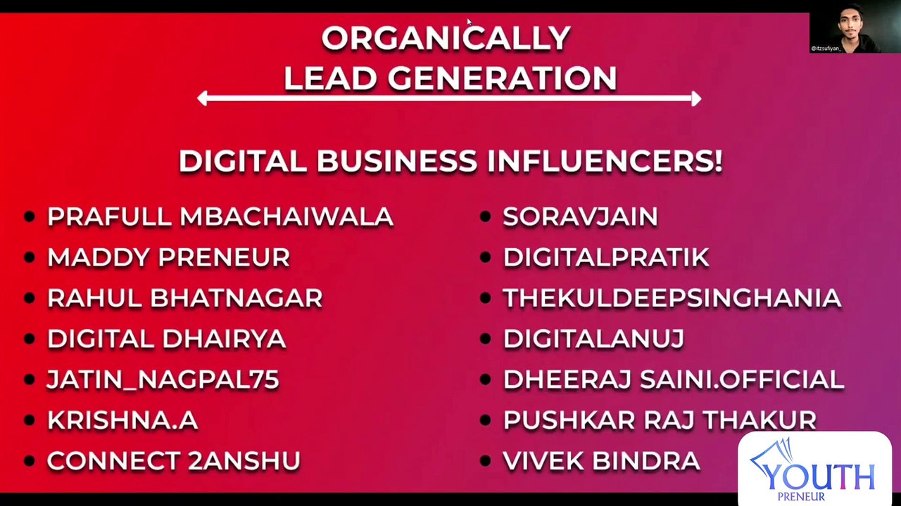 7. lead generation organic