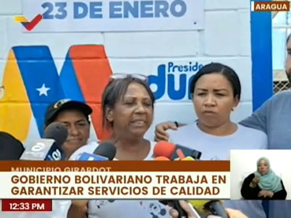 Aragua | Gobierno Regional inaugura un pozo de agua en el mcpio. Girardot