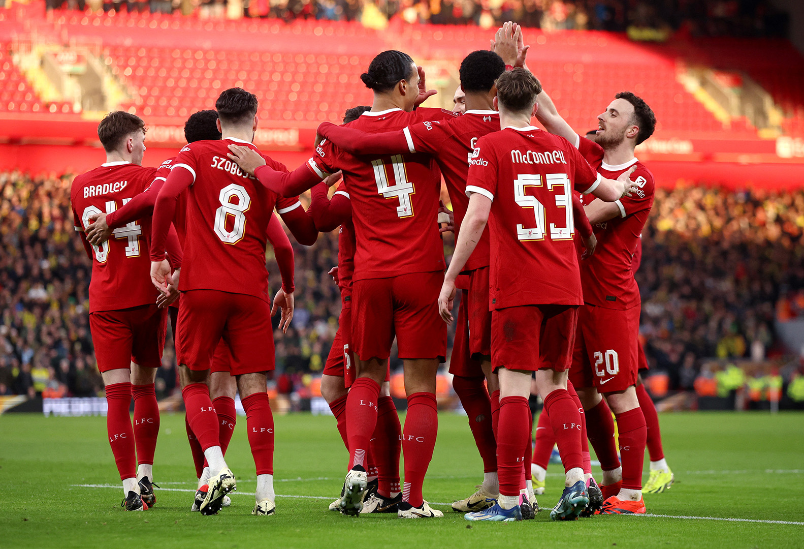 FA CUP : Liverpool éteint Norwich et se qualifie facilement