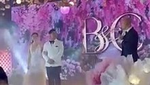 Benjamin Alves & Chelsea Robato at their wedding reception | PEP