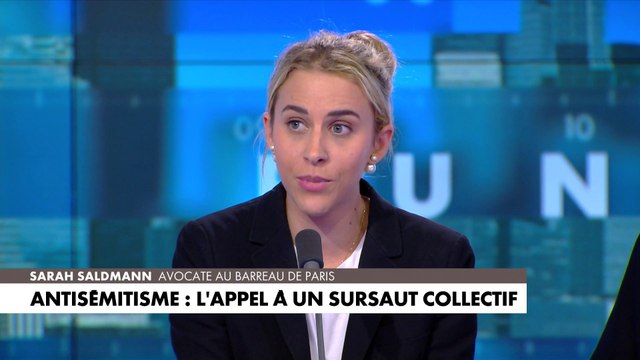 Sarah Saldmann : «Il y a toujours eu des antisémites, mais maintenant, c'est l'antisémitisme décomplexé»