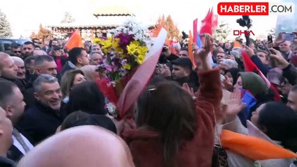 Iğdır'da AK Parti Belediye Başkan adayı Ülkü Öcal coşkuyla karşılandı