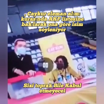 Çaykur eleman alımı kurasında AKP listelerine bakılarak ona göre isim söyleniyor