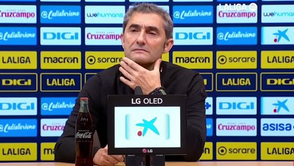 Ernesto Valverde: "Entiendo a Xavi, sé lo que es entrenar al Barça"