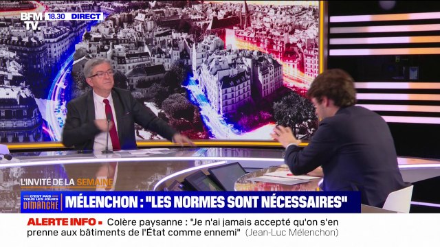 Agriculture: Les normes sont nécessaires , affirme Jean-Luc Mélenchon