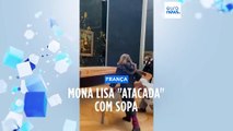 Paris: Ambientalistas atiram sopa contra pintura de Mona Lisa