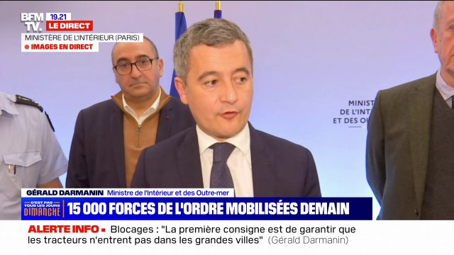 Gérald Darmanin: La circulation sera extrêmement difficile en Île-de-France ce lundi