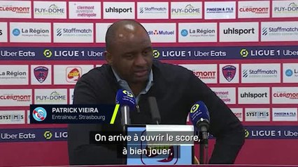 Strasbourg et Clermont se Neutralisent 1-1 : Vieira déplore une baisse d'intensité ⚽