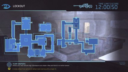 Halo 2 Classic - Team Snipers on Lockout 4v4 Gameplay