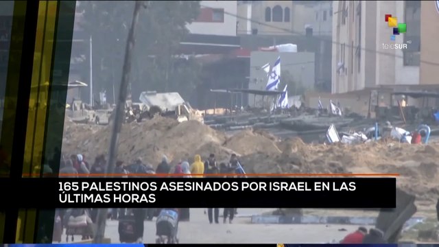 teleSUR Noticias 15:30 28-01: Israel asesina a 165 palestinos en las últimas 24 horas