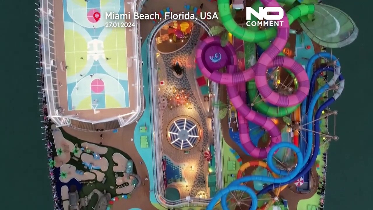 7.600 Reisende in Miami: Größtes Kreuzfahrtschiff der Welt 'Icon of the Seas'