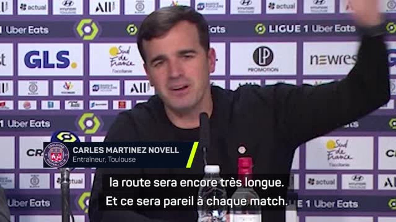 Toulouse - Martinez Novell : "La route est encore très longue"