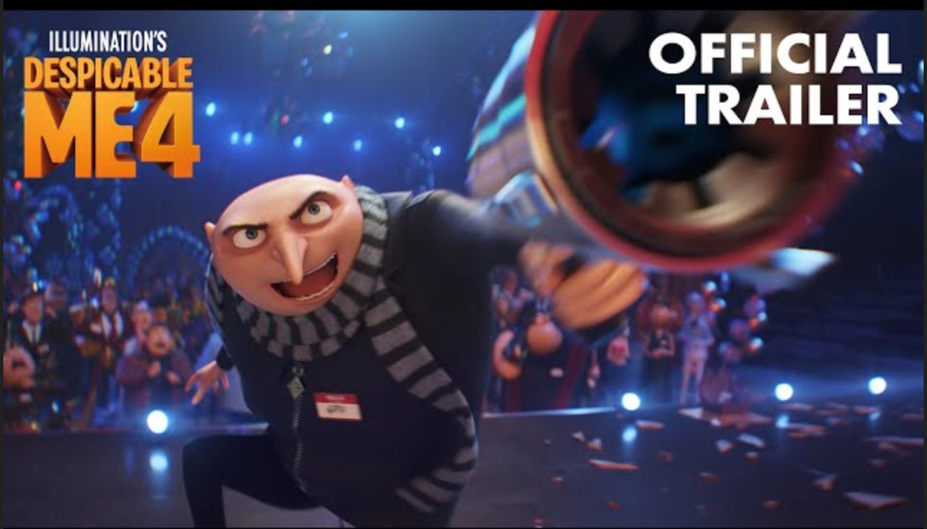 Despicable Me 4 | Official Trailer - Steve Carell, Miranda Cosgrove, Sofia  Vergara, image size:1892x1080
