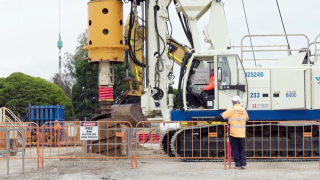 Contaminated soil dug up during construction of suburban rail loop