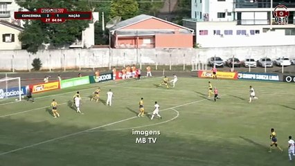 Concórdia chuta a  bola na rede e amplia ainda mais a vantagem