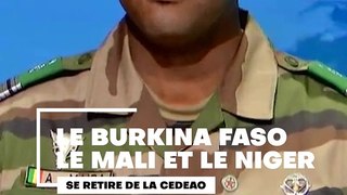 Communiqué du Retrait sans délais du Burkina Faso, du Mali et du Niger de la CEDEAO