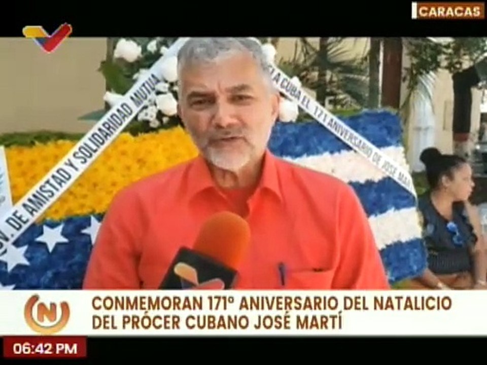 Diputados realizan entrega floral en conmemoración del natalicio del Prócer Cubano José Martí
