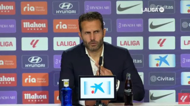 Rueda de prensa de Baraja tras el Atlético de Madrid - Valencia