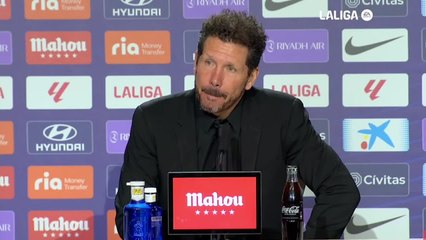 Simeone piropea a Memphis tras su gol y su gran rendimiento