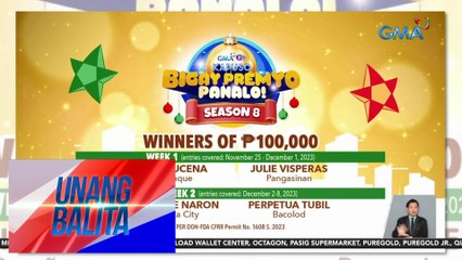 Kapuso Bigay Premyo Panalo! season 8 winners | UB