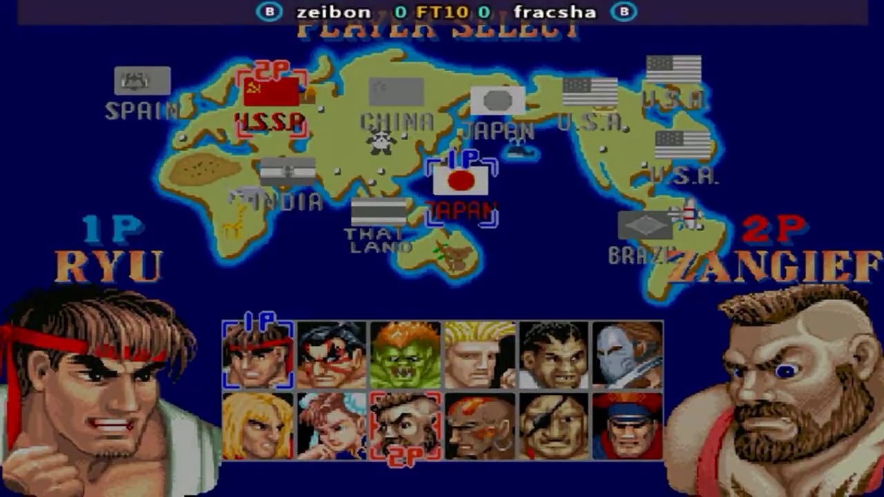 zeibon vs fracsha - Street Fighter II'- Champion Edition -  FT10