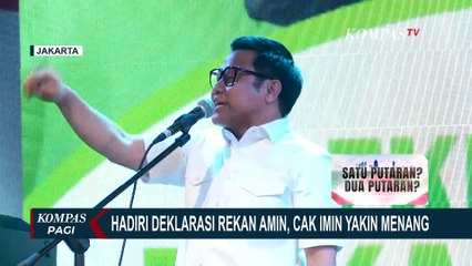 Hadiri Deklarasi Rekan AMIN Jakarta, Cak Imin Yakin Menangkan Pemilu 2024