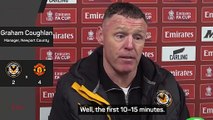 Newport County boss 'was dreaming' after close Man United clash